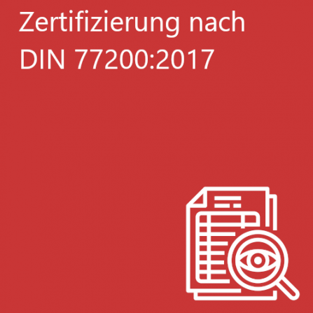 Zertifizierung nach DIN 77200:2017 (Sicherheitsgewerbe)