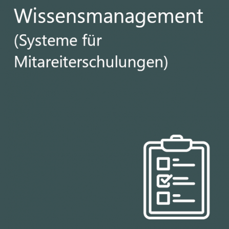 Verfahrenszertifizierung Wissensmanagement